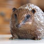 Eric - bronze hedgehog by Margie Rome